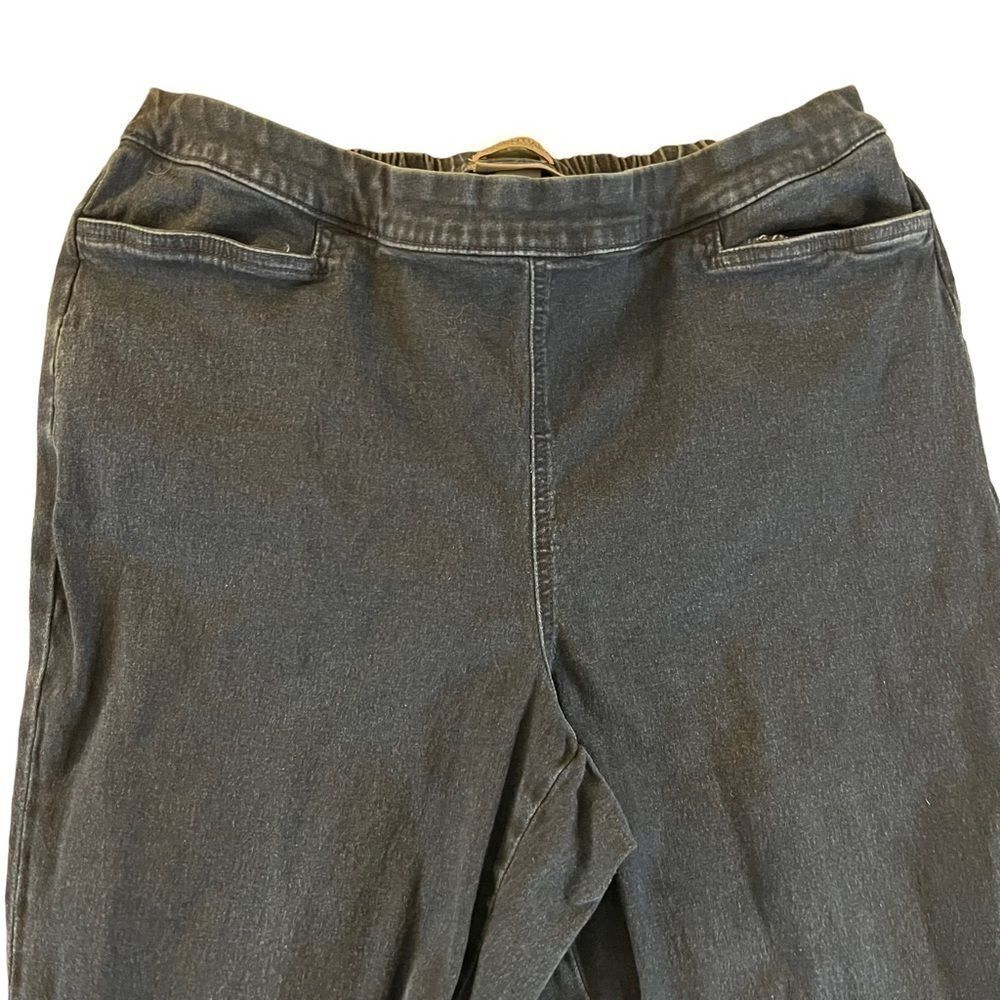 Catherine's Essential Flat Front Stretch Blue Den… - image 1